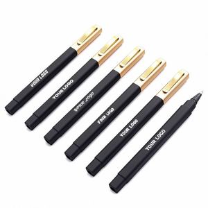 High Quality Hot Selling Luxury <b>Gold</b> Clip Rubber square Hotel Ball <b>Pen</b> with Custom logo Ballpoint <b>Pen</b> Promotional <b>Pens</b> - Product Image 1