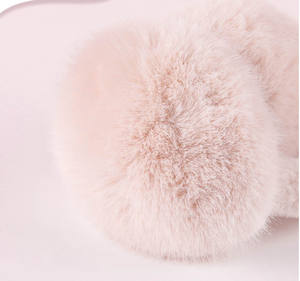 चलो पार्टी मज़ेदार सर्दियों गर्म प्लग फर कान के कान मफ कढ़ाई वाले खरगोश मफ फोल्डेबल इयरमफ कान सुरक्षा इयरकैप कान कवर - Product Image 6