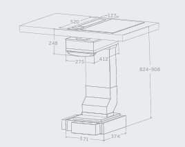 <span class=keywords><strong>Cocina</strong></span> <span class=keywords><strong>de</strong></span> Inducción Integrada con Campana Extractora Desplegable, Directo <span class=keywords><strong>de</strong></span> Fábrica - Product Image 5