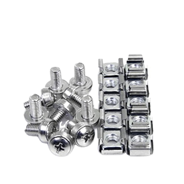 Telecommunications Server Rack Accessories with Mounting Screws and Cage Nuts Essential for Rack Mounting