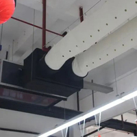 Système de ventilation à trous en tissu ignifuge industriel pour serres agricoles, résistant à la moisissure, pour la climatisation (HVAC)