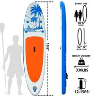 Ventes directes d'usine ACEHERO planche de surf gonflable nouvellement conçue avec support de matériel de point de chute SUP vertical