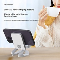 S15 Bestseller Chargeur sans fil à charge rapide 15W, support de téléphone de bureau compatible avec iPhone et Android