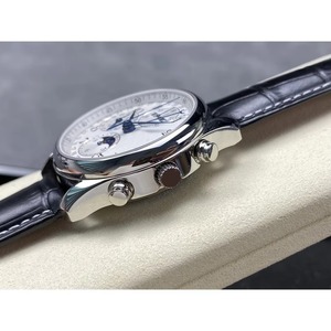 Montre décontractée automatique mécanique pour homme Drioshipping Guanqin en cuir véritable avec phases de lune - Product Image 6