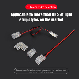 9 trong 1 kết nối cho <span class=keywords><strong>LED</strong></span> Strip <span class=keywords><strong>RGB</strong></span> Băng <span class=keywords><strong>4</strong></span> 3 2 pin 5 mét 8 mét ánh sáng COB <span class=keywords><strong>LED</strong></span> Strip nối - Product Image 3