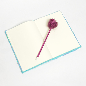 Speciale per la fiera di Canton, BSCI rifornimento della fabbrica Glitter Notebook stampa personalizzata A5, regalo promozionale <span class=keywords><strong>e</strong></span> articoli di cancelleria per bambini - Product Image 4