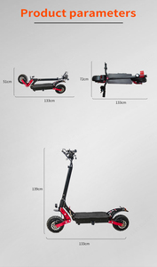 Trottinette Électrique Pliable pour Adultes 10 Pouces, Grande Vitesse 50km/h, Moteur 1000W, Double Suspension, Étanche, NFC, Démarrage Électronique Intelligent CS-782 Hot 1 - Product Image 6