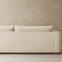 Handgefertigtes Geometrisches Dreisitzer-Modulsofa-Set mit Mehrstufiger Basispolsterung für Apartment-Eingangsbereiche und Hotelnutzung