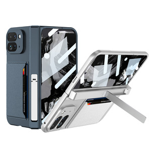 Funda <span class=keywords><strong>Plegable</strong></span> de Lujo para Teléfono Google <span class=keywords><strong>Pixel</strong></span> 9 Pro, Estilo Ejecutivo con Bolsillo Lateral Magnético, Soporte y Ranura para Tarjetas - Product Image 5