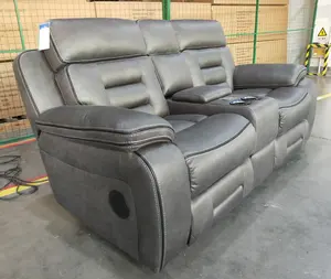 Sofá de movimiento multifuncional Power Leather Like Fabric Silla reclinable Sillones reclinables Sofá reclinable
