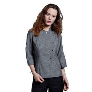 Cassa pronta per la spedizione di uniformi da ristorante e da bar a mezza manica da donna e uniforme da Chef - Product Image 1