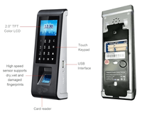 Software OEM en la Nube, Reloj Biométrico Inteligente con Huella Dactilar, TCP/IP, WiFi, Control de Acceso, Visión Nocturna, Anti-Passback, Reinicio, 3000 Usuarios