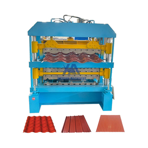 Hot Selling Color Steel Three Layer Roof <strong>Roll</strong> <strong>Forming</strong> <strong>Machine</strong> Iron Metal <strong>Sheet</strong> Making <strong>Roll</strong> <strong>Forming</strong> <strong>Machine</strong> - Product Image 2