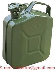 Bidon de carburant en métal approuvé par l'OTAN/CE/ONU, surplus, 5/10/20 litres, pour diesel, <span class=keywords><strong>essence</strong></span>, kérosène - Product Image 2