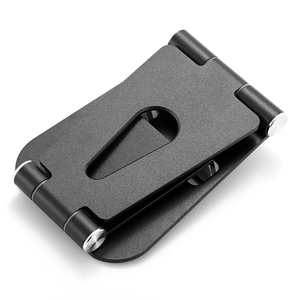 Support de téléphone portable de bureau pliable avec logo personnalisé cadeau promotionnel support de téléphone portable réglable en aluminium anti-secousses - Product Image 5