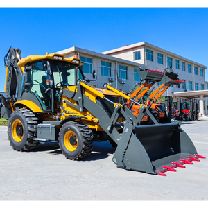 फार्म का उपयोग jcb मिनी 4x4wd डीजल बैकहोए लोडर क्यूमिन इंजन ईटन हाइड्रोलिक्स 75kw उच्च दक्षता मुक्त शिपिंग - Product Image 1