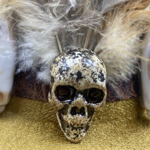 قبعة فودو بولوكو ستيمبانك للنساء والرجال مع زخارف من العظام والشعر، مقاس واحد، للاستخدام في الحفلات، مناسبة لجميع الفصول، مصنوعة من البوليستر/القطن - Product Image 5