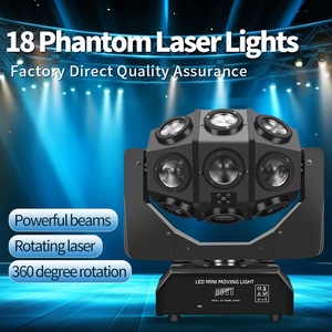 18*10w Rgbw 4in1 Dmx faisceau stroboscopique Laser Led effet Club tête mobile Dj Disco événement scène lumière - Product Image 2