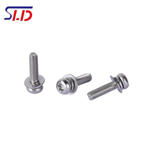 304 thép không gỉ M3 M4 M5 m6torx Pan đầu lắp ráp vít Bolt với máy giặt phẳng và mùa xuân máy giặt vòng kết hợp vít - Product Image 3