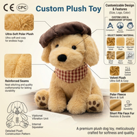 Peluche Teckel lestée personnalisée OEM de haute qualité, en fausse fourrure, douce, compagnon, jouet en peluche pour enfant