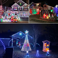 KTRLIGHT - Cadena de Luces LED RGB Programables de 5V, Cuerpo de PVC, Luces Navideñas Inteligentes, Control por Aplicación/WiFi, Resistente al Agua IP68