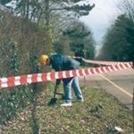 Rood/Wit Waarschuwingstape 70Mm X 50M Barrièreband Rode Witte Niet-Klevende Waarschuwingstape - Product Image 6