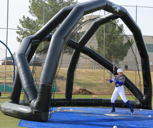 Equipo de entrenamiento inflable comercial Jaula de bateo para béisbol <span class=keywords><strong>Lacrosse</strong></span> Backstops Estaciones de tiro Golf Bays Drive Box - Product Image 4