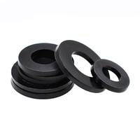 Black/White Nylon Flat Washer Plastic Washer M2 M2.5 M3 M4 M10 M12 Insulating Flat Washer
