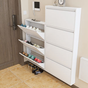 Zapatero Extensible para Pasillo, Mueble de Acero para Sala de Estar, Organizador de Zapatos Oculto para Entrada, Estante de Pared - Product Image 5