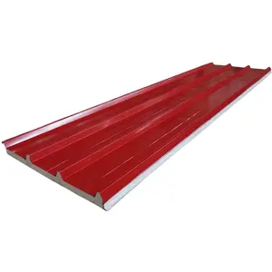 建築材料別色EPSサンドイッチパネルタタ鋼板屋根価格