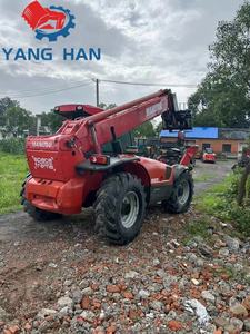 Manipulador telescópico usado de alto rendimiento, 8m, 4,5 toneladas, carretilla elevadora telescópica Manitou, carretilla elevadora diésel y carretilla elevadora de segunda mano - Product Image 4