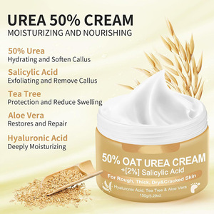 Crème Réparatrice OEM Personnalisée à 50% d'Avoine et d'Urée, Acide Salicylique et Arbre à Thé pour Mains et Pieds Secs et Fissurés, Nourrissante - Product Image 5