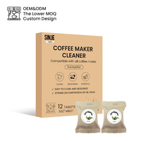 La Chine usine approuvé par la FDA cafetière nettoyant respectueux de l'environnement aucun résidu Machine à café comprimés de nettoyage