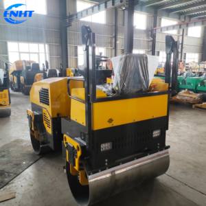 Mini Compacteur à Double Tambour Vibratoire avec Moteur Pompe Changchai et Engrenage pour la Construction - Product Image 1