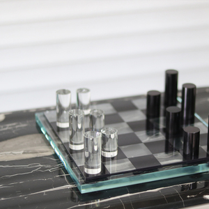 Set di Scacchi in Cristallo di Lusso in Vendita, Accessori per <span class=keywords><strong>Arredamento</strong></span> di Casa di Prestigio - Product Image 6