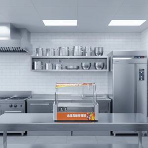 Machine à saucisses électrique en acier inoxydable avec nettoyage facile et conception à porte coulissante - Product Image 6