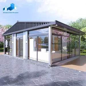 Zhongnan có thể tháo rời Modular 20ft1 2 3 4 phòng ngủ prefab nhà CONTAINER hiện đại xây dựng nhà kính tường nhỏ nhà CONTAINER biệt thự