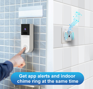 Timbre con Cámara Inteligente Ubox para Seguridad del Hogar, 1080P, Mini Cámara con Visión Nocturna Infrarroja, Detección PIR, IP65, Campo de Visión de 135 Grados, Video Wifi Bidireccional - Product Image 5