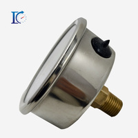 DACHENG YZ-60Z High Precision Boiler Air Manometer Analog Bourdon Tube Vacuum Gauge Stainless Steel Customizable Dial
