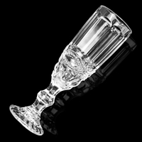 Ensemble de verres à vin en cristal soufflé à la main de haute qualité, avec logo personnalisé pour la décoration de table des restaurants et des hôtels