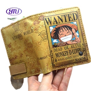 Sanji Law Coin Portefeuilles Anime PU Sac À Main WANTED DEAD OR ALIVE Nika Luffy 1 PIÈCE Femmes Hommes Enfants Anime Portefeuille Porte-Cartes - Product Image 1