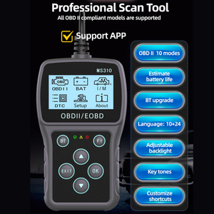 OBD2 xe công cụ Chẩn đoán với 2.4 inch Màn hình đầu đọc mã cho 12V Xe OBDII Analyzer - Product Image 5