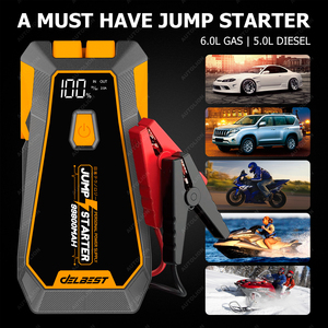 Eco-Friendly 20000mAh Car <strong>Jump</strong> <strong>Starter</strong> 1600A Rechargeable <strong>Lithium</strong> <strong>Battery</strong> 500+ Charge Cycles