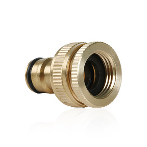 Connecteur fileté tout en cuivre 1/2 pouce pour robinet, tuyau d'eau, tuyaux de plomberie - Product Image 2