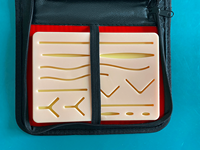 Kit complet de pratique de suture pour la formation des infirmières, plaies pré-coupées, coussin de suture, outils de formation à la suture, instruments chirurgicaux