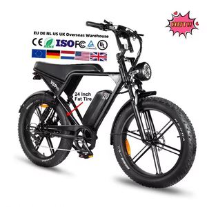 Bicicleta eléctrica Dirt Bike <span class=keywords><strong>Fatbike</strong></span> 24 "Off-Road OUX Fat Bike OUXI V8 PRO Marco de aluminio 1000W 48V 15Ah Batería Doble - Product Image 5