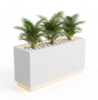 Kit de Jardinière Modulaire Robuste en Acier Corten, Bac à Légumes surélevé à Montage Facile pour Jardin