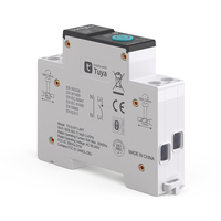 LEDEAST Disjoncteur intelligent Tuya TO-Q-SY1-JWT Télécommande sans fil WiFi Commutateur rail DIN avec mesure