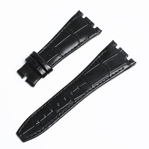 พอดีกับ AP15710ไม้โอ๊คนอกชายฝั่ง15703 26470 26133สายนาฬิกาหนังแท้พร้อมหัวเข็มขัดแบบกลัดขนาด27X18สำหรับเครื่องประดับ <span class=keywords><strong>Royal</strong></span> 27mm - Product Image 6