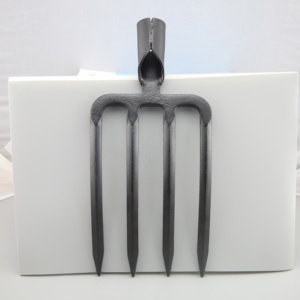 Fourchette de jardinage monobloc de haute qualité Fourchette en acier <span class=keywords><strong>à</strong></span> <span class=keywords><strong>4</strong></span> broches - Product Image 3